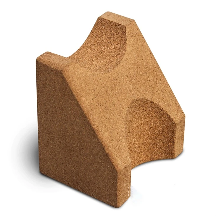 Cork squat block heel lift wedge